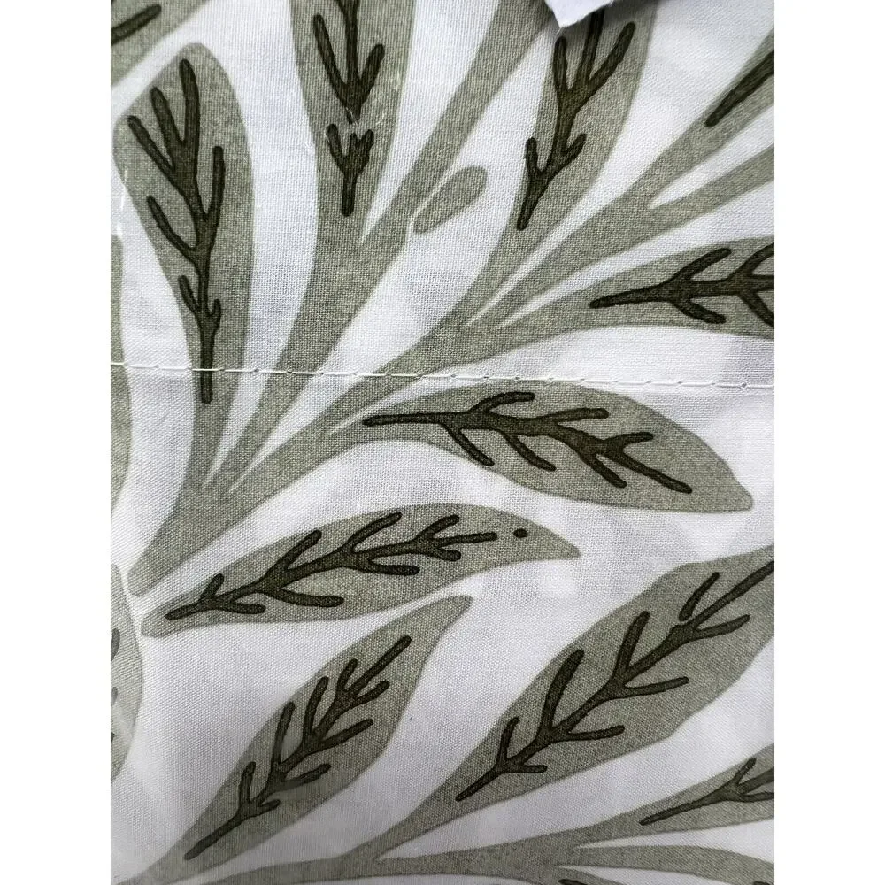 William Morris Original Willow Artichoke Green KING Cotton Percale Sheet Set NIP